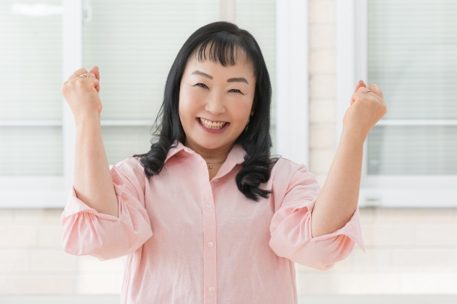 リラックス女性